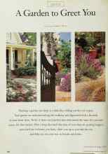 Better Homes & Gardens April 1999 Magazine Article: A Garden to Greet You