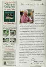 Better Homes & Gardens May 1999 Magazine Article: between friends