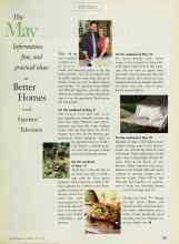 Better Homes & Gardens May 1999 Magazine Article: This May Information fun, and practical ideas on Better Homes and Gardens