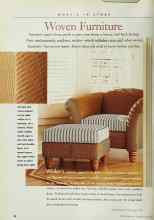 Better Homes & Gardens June 1999 Magazine Article: Woven Furniture