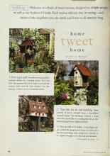 Better Homes & Gardens June 1999 Magazine Article: Home tweet home