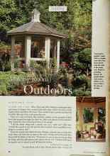 Better Homes & Gardens June 1999 Magazine Article: Making Room Outdoors