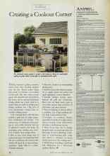 Better Homes & Gardens June 1999 Magazine Article: Creating a Cookout Corner