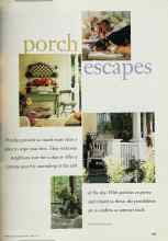 Better Homes & Gardens June 1999 Magazine Article: Porch escapes