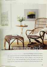 Better Homes & Gardens June 1999 Magazine Article: Summer style