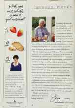 Better Homes & Gardens July 1999 Magazine Article: between friends