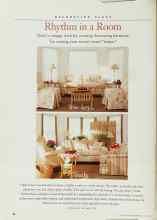 Better Homes & Gardens July 1999 Magazine Article: Rhythm in a Room