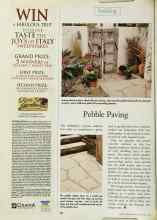 Better Homes & Gardens July 1999 Magazine Article: Pebble Paving