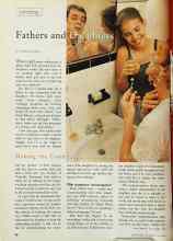 Better Homes & Gardens July 1999 Magazine Article: Fathers and Daughters