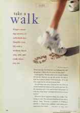 Better Homes & Gardens July 1999 Magazine Article: take a walk
