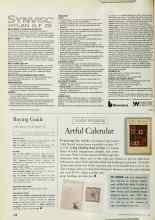 Better Homes & Gardens July 1999 Magazine Article: Artful Calendar