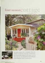 Better Homes & Gardens July 1999 Magazine Article: four-season cottage