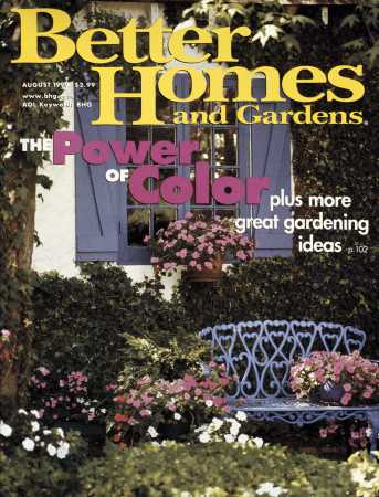 Better Homes & Gardens August 1999 Magazine Cover