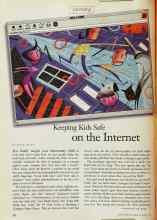 Better Homes & Gardens August 1999 Magazine Article: Keeping Kids Safe on the Internet
