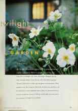 Better Homes & Gardens August 1999 Magazine Article: Twilight in the GARDEN