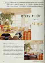 Better Homes & Gardens September 1999 Magazine Article: Every room is a stage