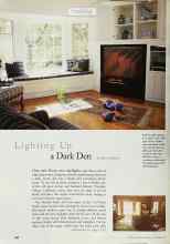 Better Homes & Gardens September 1999 Magazine Article: Lighting Up a Dark Den