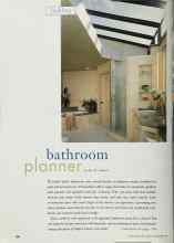 Better Homes & Gardens September 1999 Magazine Article: Bathroom planner