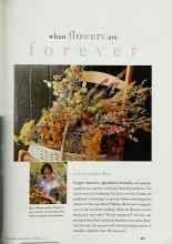 Better Homes & Gardens September 1999 Magazine Article: When flowers are forever