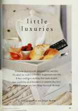 Better Homes & Gardens September 1999 Magazine Article: Little luxuries