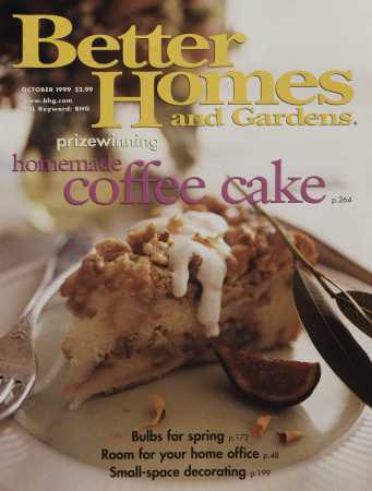 Better Homes & Gardens October 1999 Magazine Cover