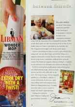 Better Homes & Gardens October 1999 Magazine Article: Between friends
