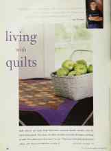 Better Homes & Gardens October 1999 Magazine Article: Living with quilts