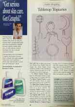 Better Homes & Gardens October 1999 Magazine Article: Tabletop Topiaries