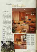 Better Homes & Gardens October 1999 Magazine Article: Going for the Light