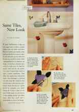 Better Homes & Gardens October 1999 Magazine Article: Same Tiles, New Look