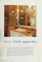 Better Homes & Gardens October 1999 Magazine Article: Three bath upgrades