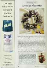 Better Homes & Gardens November 1999 Magazine Article: Lavender Memories