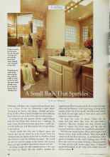 Better Homes & Gardens November 1999 Magazine Article: A Small Bath That Sparkles