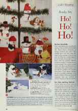 Better Homes & Gardens November 1999 Magazine Article: Ready, Set, Ho! Ho! Ho!