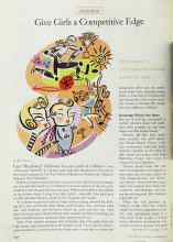 Better Homes & Gardens November 1999 Magazine Article: Give Girls a Competitive Edge