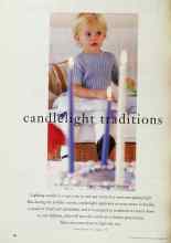 Better Homes & Gardens December 1999 Magazine Article: Candlelight traditions
