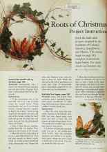 Better Homes & Gardens December 1999 Magazine Article: The Roots of Christmas