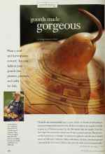 Better Homes & Gardens December 1999 Magazine Article: Gourds made gorgeous
