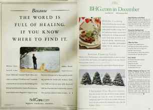 Better Homes & Gardens December 1999 Magazine Article: Page 12