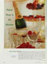 Better Homes & Gardens January 2000 Magazine Article: New Year's At Home