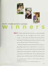 Better Homes & Gardens January 2000 Magazine Article: home improvement contest winners