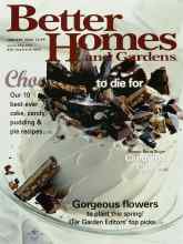 Better Homes & Gardens January 2000 Magazine Cover