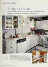 Better Homes & Gardens February 2000 Magazine Article: Kitchen Facelifts