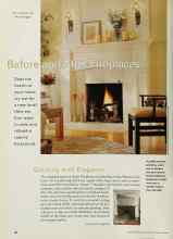 Better Homes & Gardens February 2000 Magazine Article: Before and After Fireplaces