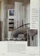 Better Homes & Gardens February 2000 Magazine Article: Living with Your TV