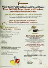 Better Homes & Gardens February 2000 Magazine Article: Home Improvement Contest