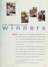 Better Homes & Gardens February 2000 Magazine Article: Home improvement contest winners Part 2
