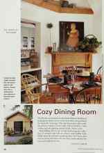 Better Homes & Gardens March 2000 Magazine Article: Cozy Dining Room