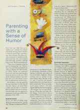 Better Homes & Gardens March 2000 Magazine Article: Parenting with a Sense of Humor