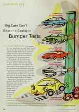 Better Homes & Gardens March 2000 Magazine Article: Big Cars Can't Beat the Beetle in Bumper Tests